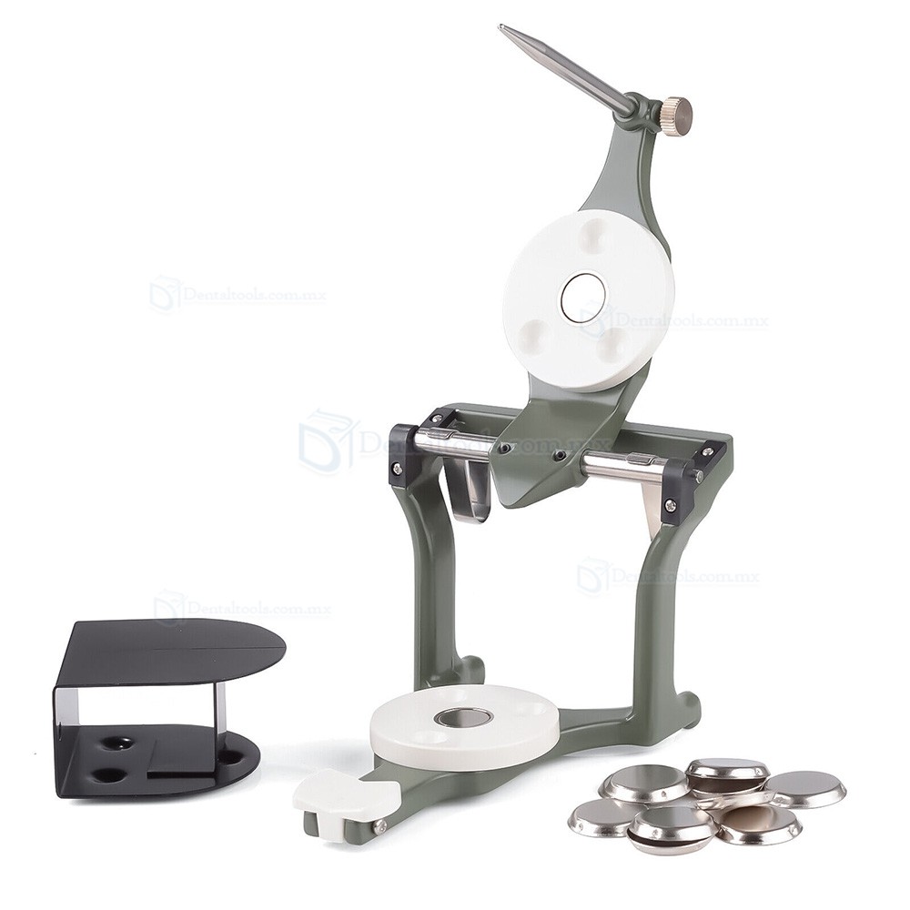 Articulador dental de valor promedio compatible con placas Amann Girrbach